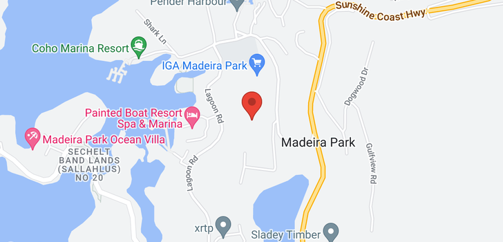 map of 12841 MADEIRA PARK ROAD